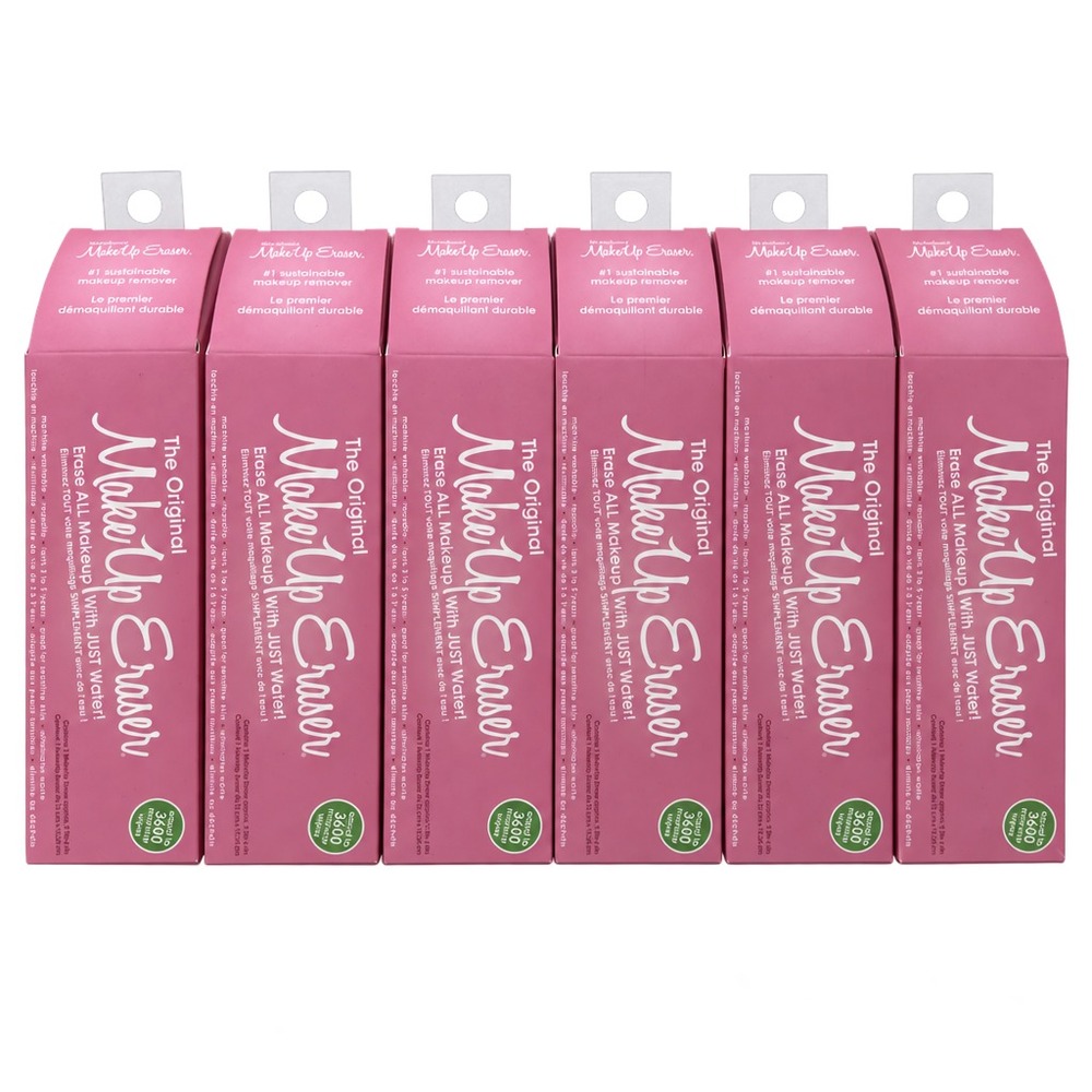 6 Pack The Original MakeUp Make Up Eraser FULL SIZE Pink Sets